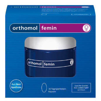 Orthomol Femin Прилагается чек из Немецкой аптеки подтверждающий оригинальность и покупку в Германии