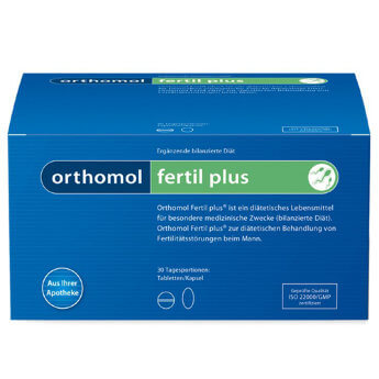 Orthomol Fertil plus Прилагается чек подтверждающий подлинность покупки в Немецкой аптеке в Германии,а так же прилагаются оригинальные документы от производителя