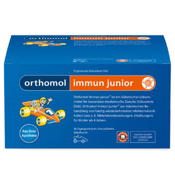 Orthomol Immun junior Прилагается чек подтверждающий подлинность покупки в Немецкой аптеке в Германии, а так же прилагаются оригинальные документы от производителя