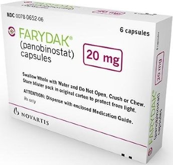 Farydak 20 mg (Панобиностат) В пачке 6 шт. Прилагается чек из Немецкой аптеки, оригинальные документы от производителя, а так же на каждой пачке сертификат качества. Действуют скидки, а так же можно заказать наложенным платежом
