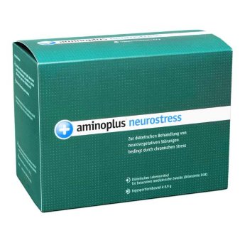 Aminoplus Neurostress В упаковке 30 шт.Прилагается чек подтверждающий подлинность покупки в Немецкой аптеке в Германии,а так же прилагаются оригинальные документы от производителя.На каждой упаковке сертификат качества.Действуют скидки,а так же можно заказать наложенным платежом