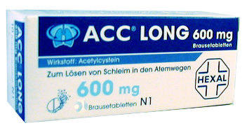 Ацетилцистеин/ACC long В упаковке 100 шт.Прилагается чек подтверждающий подлинность покупки в Немецкой аптеке в Германии,а так же прилагаются оригинальные документы от производителя.Действуют скидки,а так же можно заказать наложенным платежом
